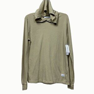 Kinetix Lightweight Hoodie Pullover Long Sleeve Casual Top Tan Beige S NWT